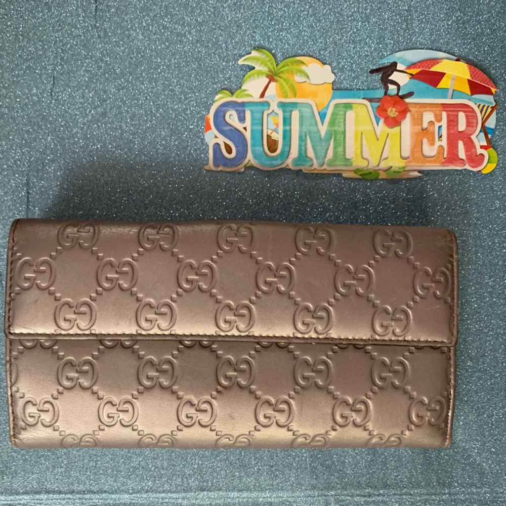 Gucci 2 in 1 chrome wallet - Picture 5 of 7